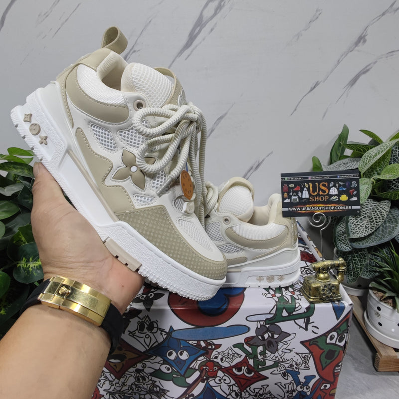 Louis Vuitton LV Skate Sneaker Beige White