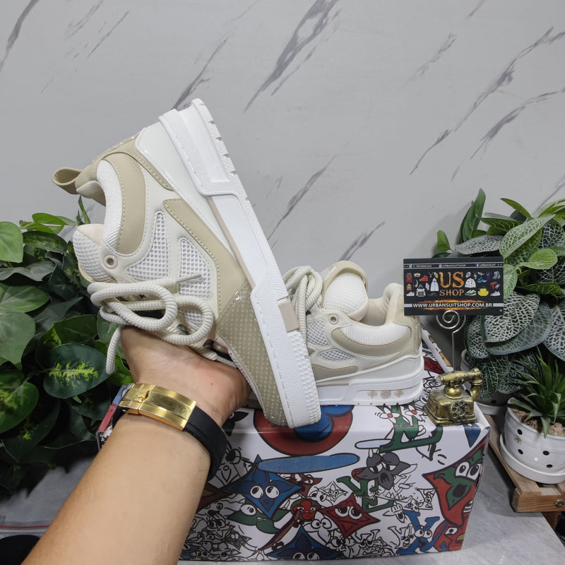 Louis Vuitton LV Skate Sneaker Beige White