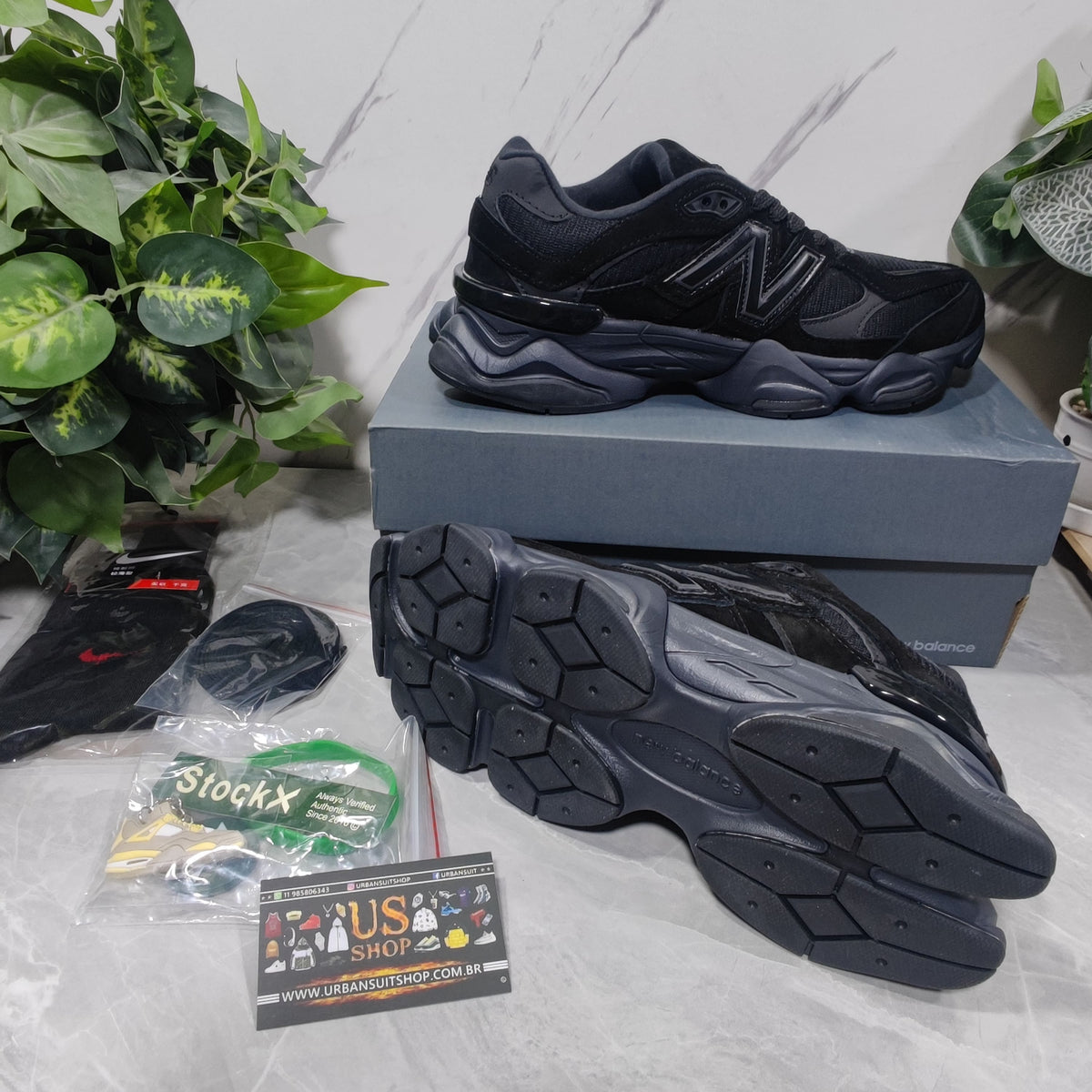 パパ TENIS NB 9060 CNZA/AZLE U9060PSC 1325182 – Chloro Sneakers