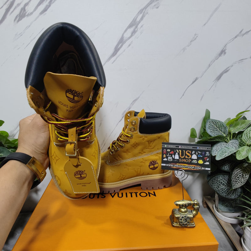 Louis Vuitton Timberland 6" Ankle Boot Wheat Monogram