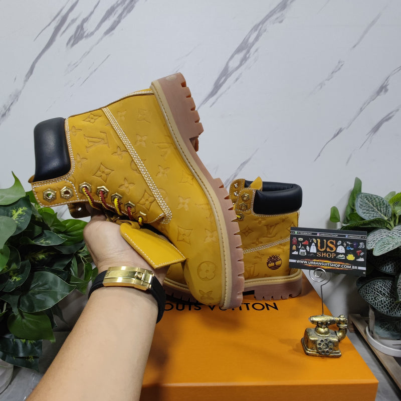 Louis Vuitton Timberland 6" Ankle Boot Wheat Monogram