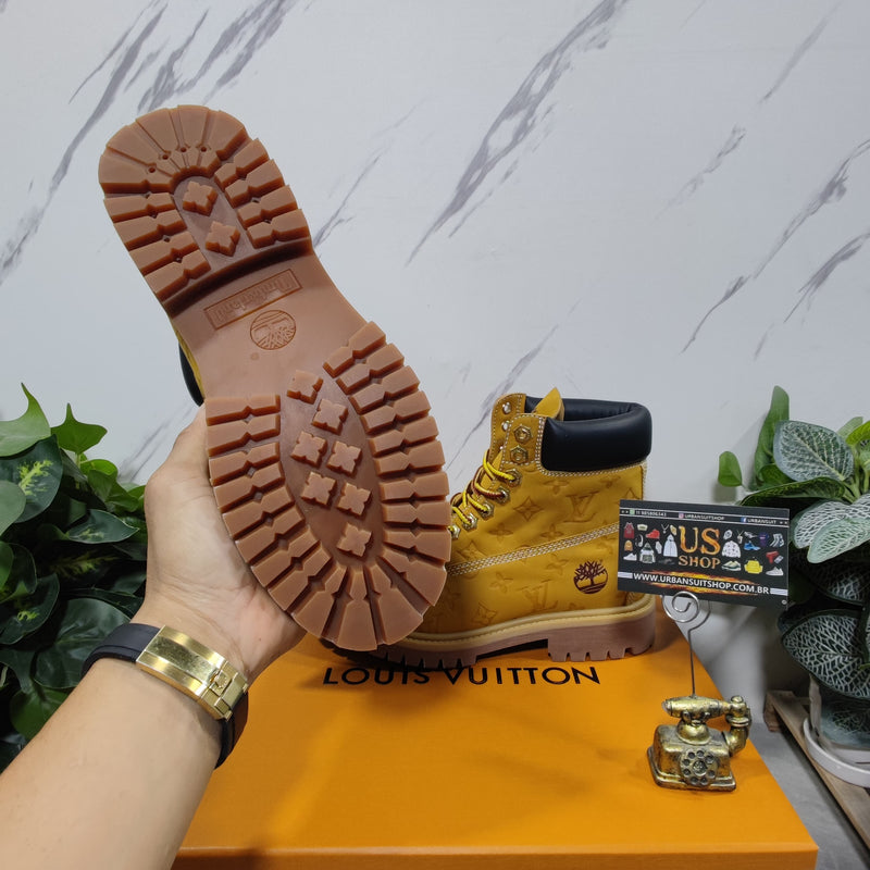 Louis Vuitton Timberland 6" Ankle Boot Wheat Monogram