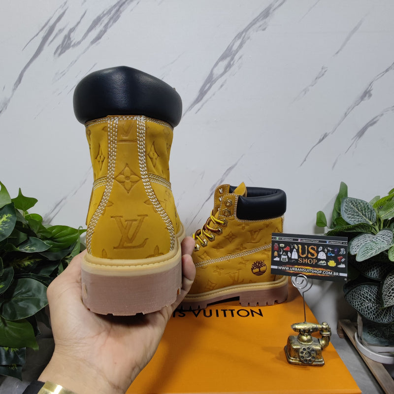 Louis Vuitton Timberland 6" Ankle Boot Wheat Monogram