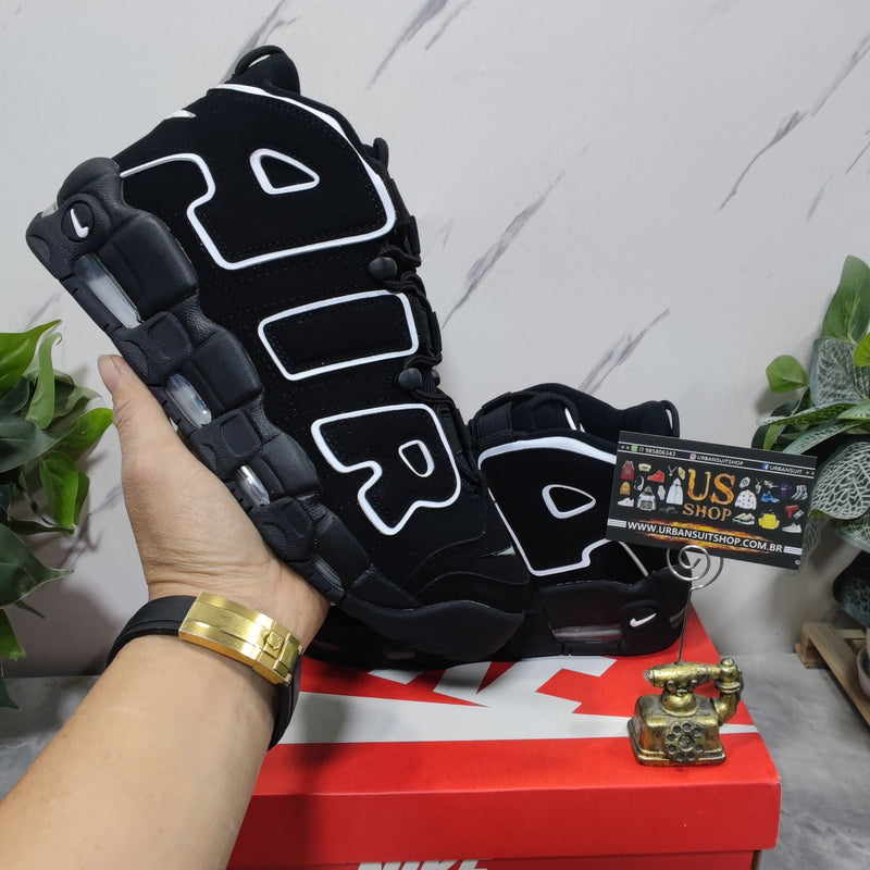Nike Air More Uptempo Black White