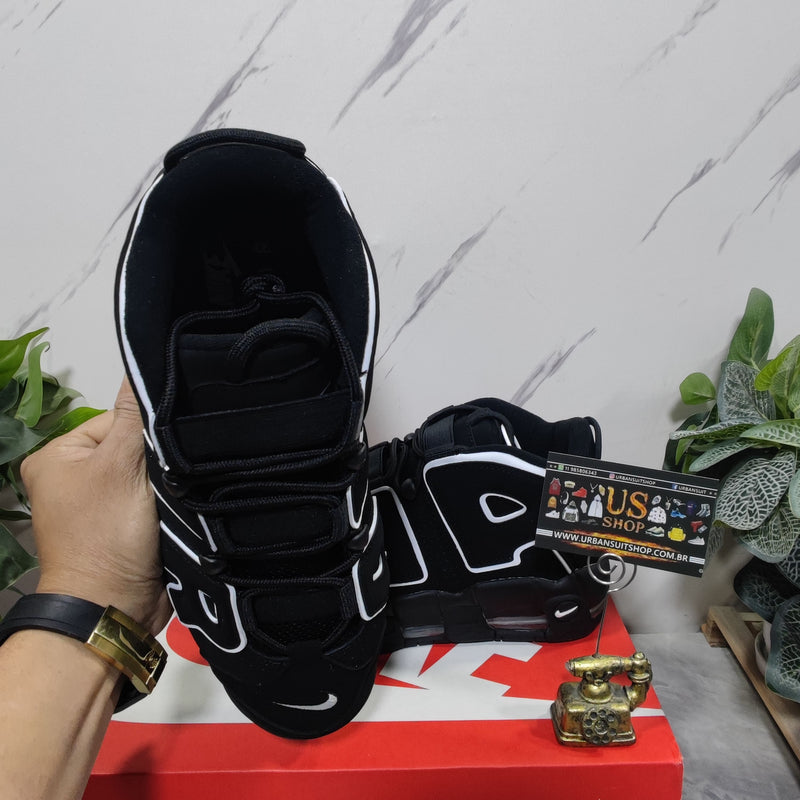Nike Air More Uptempo Black White