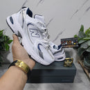 New Balance 530 White Silver Navy
