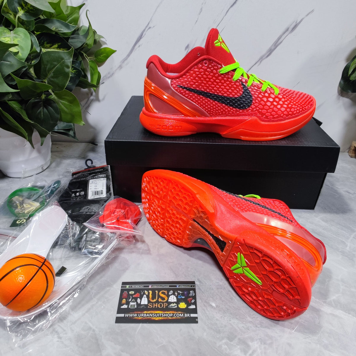 Nike Kobe 6 Protro Reverse Grinch, image size:1200x1200