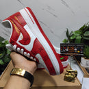 Louis Vuitton Nike Air Force 1 Low By Virgil Abloh White Red
