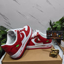 Louis Vuitton Nike Air Force 1 Low By Virgil Abloh White Red