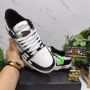 AMIRI Skel Top Low Black White