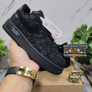Louis Vuitton Nike Air Force 1 Low By Virgil Abloh Black