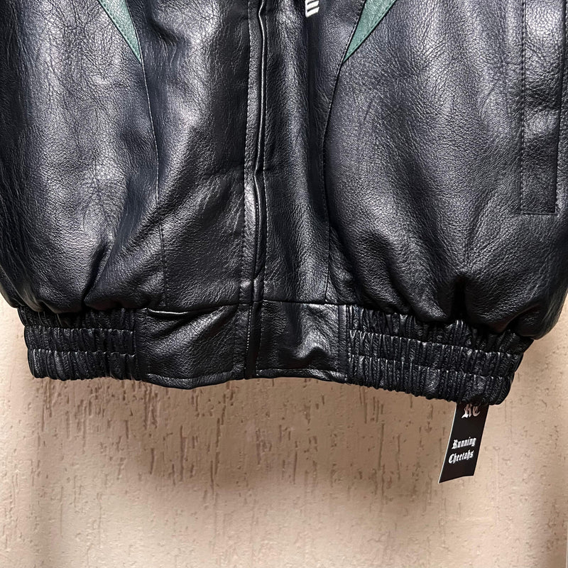 Jaqueta de couro Supreme Martine Rose Black