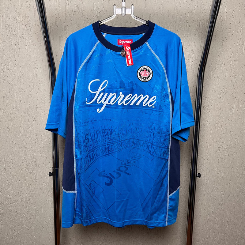 Camiseta Supreme Jacquard Soccer Jersey Blue