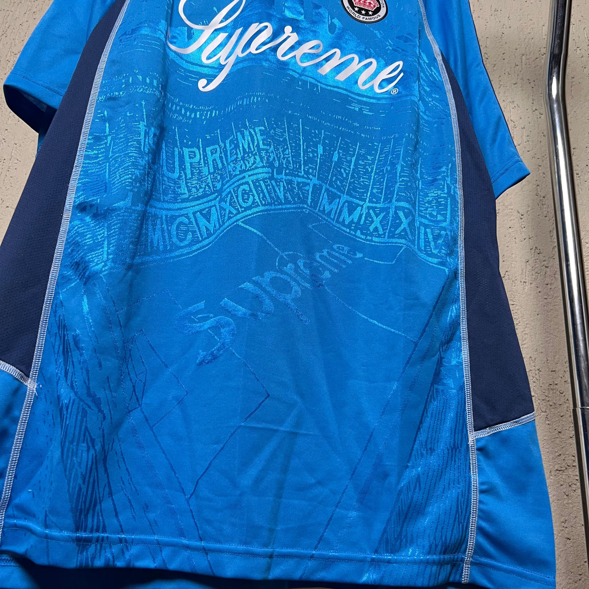 ウェア Supreme Jacquard Soccer Jersey Blue S Buy Supreme Jacquard Soccer Jersey 'Blue' - SS24KN31 BLUE