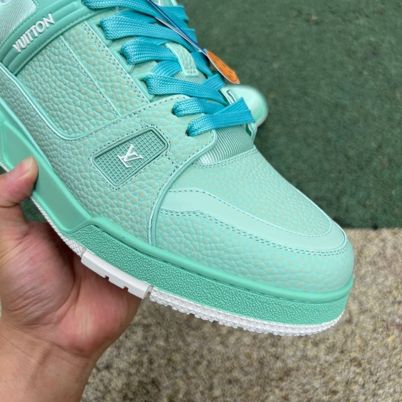 Louis Vuitton LV Trainer Mint Green White