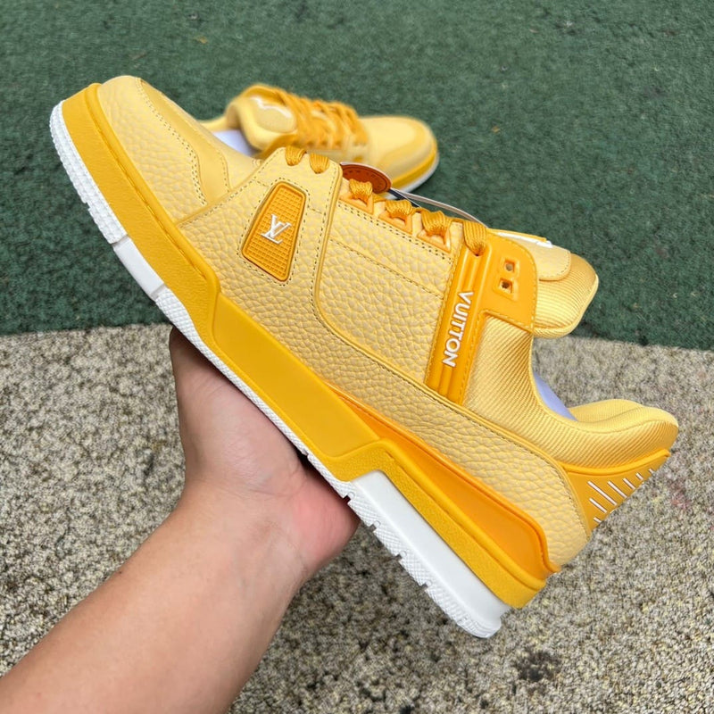 Louis Vuitton LV Trainer Yellow White