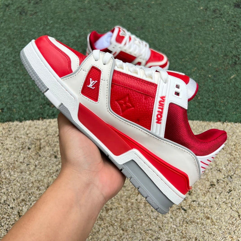 Louis Vuitton LV Trainer Sari Red