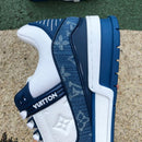 Louis Vuitton LV Trainer Monogram Denim White Blue