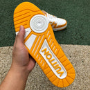 Louis Vuitton Trainer Yellow Monogram Denim White