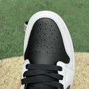 Air Jordan 1 Low White Black Metallic Gold Swoosh