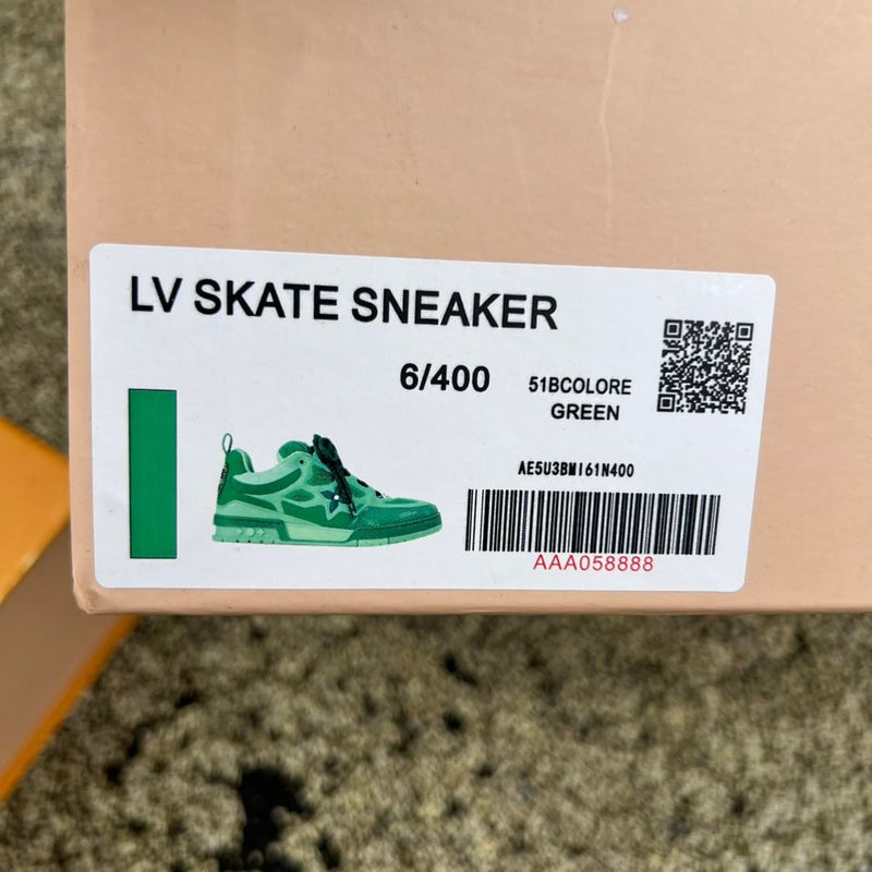 Louis Vuitton Skate Trainer Green