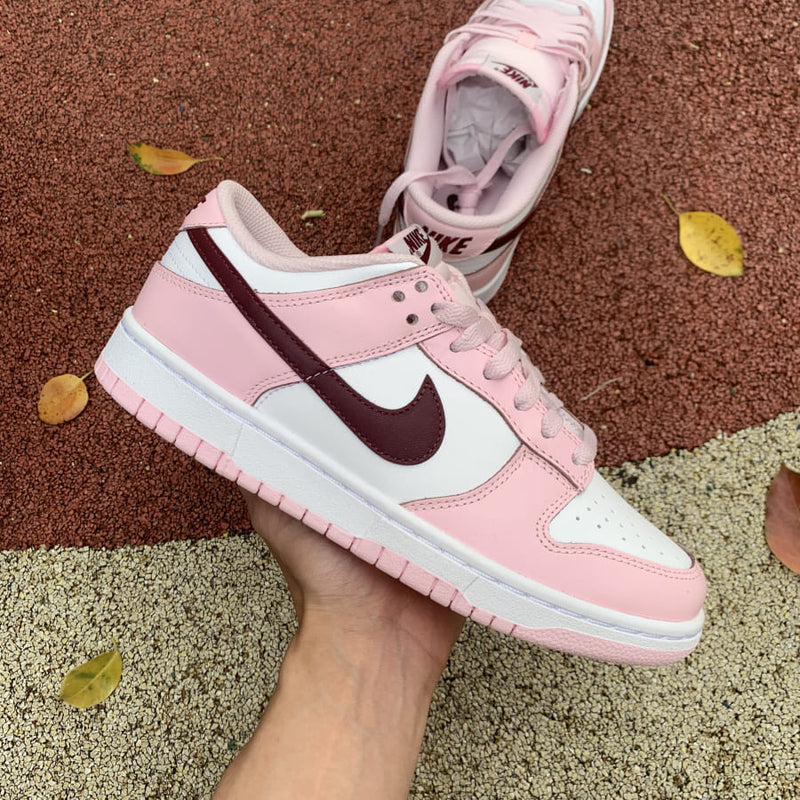 Nike Dunk Low Pink Foam Red White