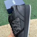 Dior B27 Low Black Dior Oblique Galaxy Leather Grey