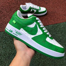 Louis Vuitton Nike Air Force 1 Low By Virgil Abloh White Green