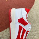 AMIRI Skel Top Low White Red