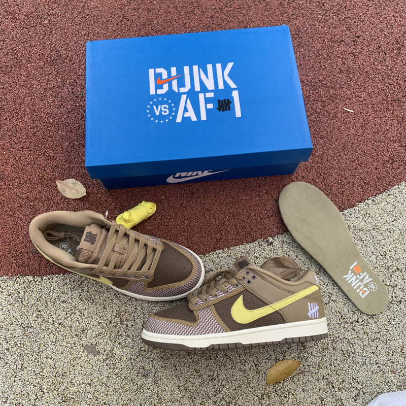 Nike Dunk Low SP Undefeated Canteen Dunk vs. AF1 Pack