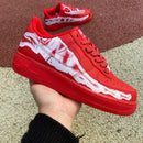 Nike Air Force 1 Low Red Skeleton Halloween