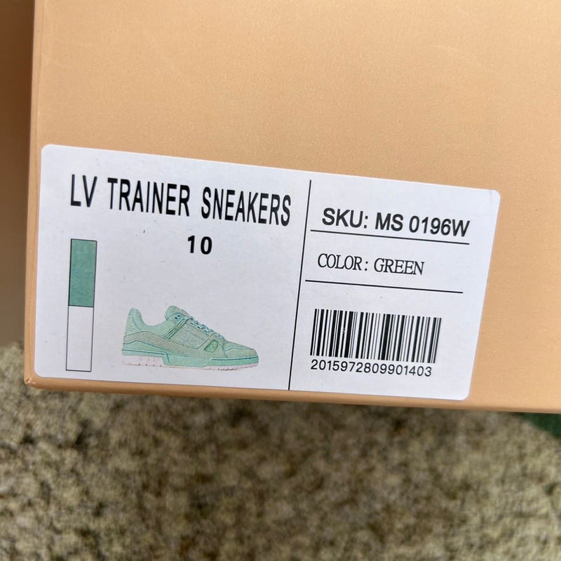 Louis Vuitton LV Trainer Mint Green White