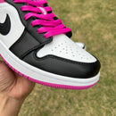 Air Jordan 1 Low Black Active Fuchsia