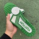 Louis Vuitton Trainer Green Monogram Denim White