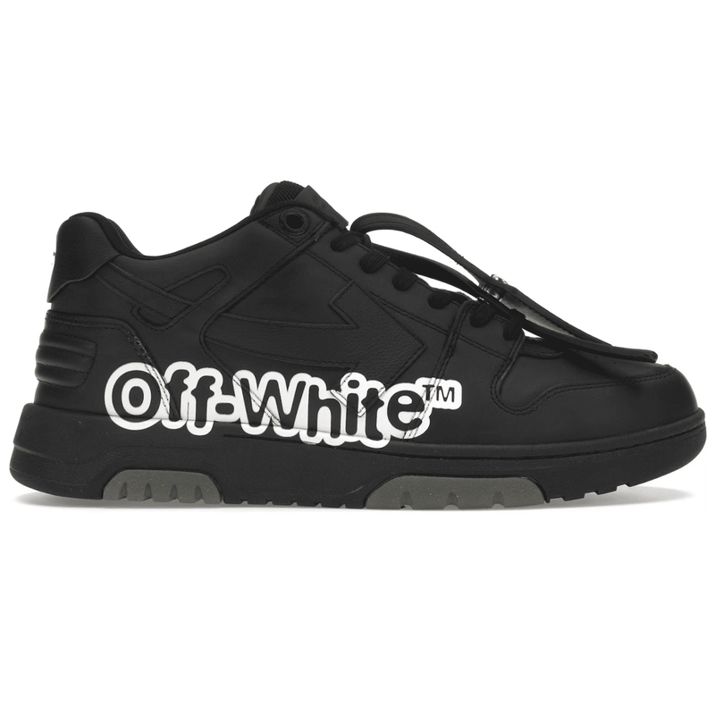 OFF-WHITE Out Of Office OOO Low Tops "Off-White" Black White