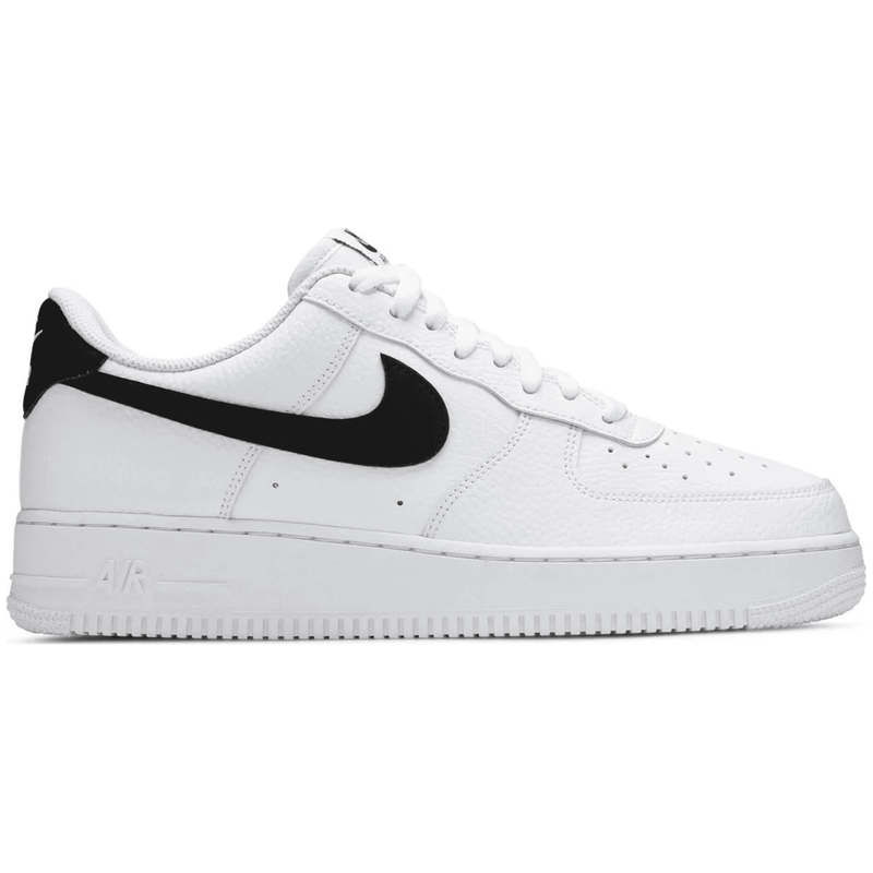 Nike Air Force 1 Low '07 White Black Pebbled Leather