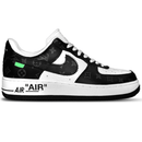 Louis Vuitton Nike Air Force 1 Low By Virgil Abloh White Black