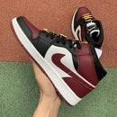 Air Jordan 1 Mid SE Black Dark "Beetroot"