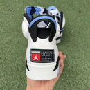 Air Jordan 6 Retro UNC White