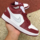 Air Jordan 1 Low White Bordeaux