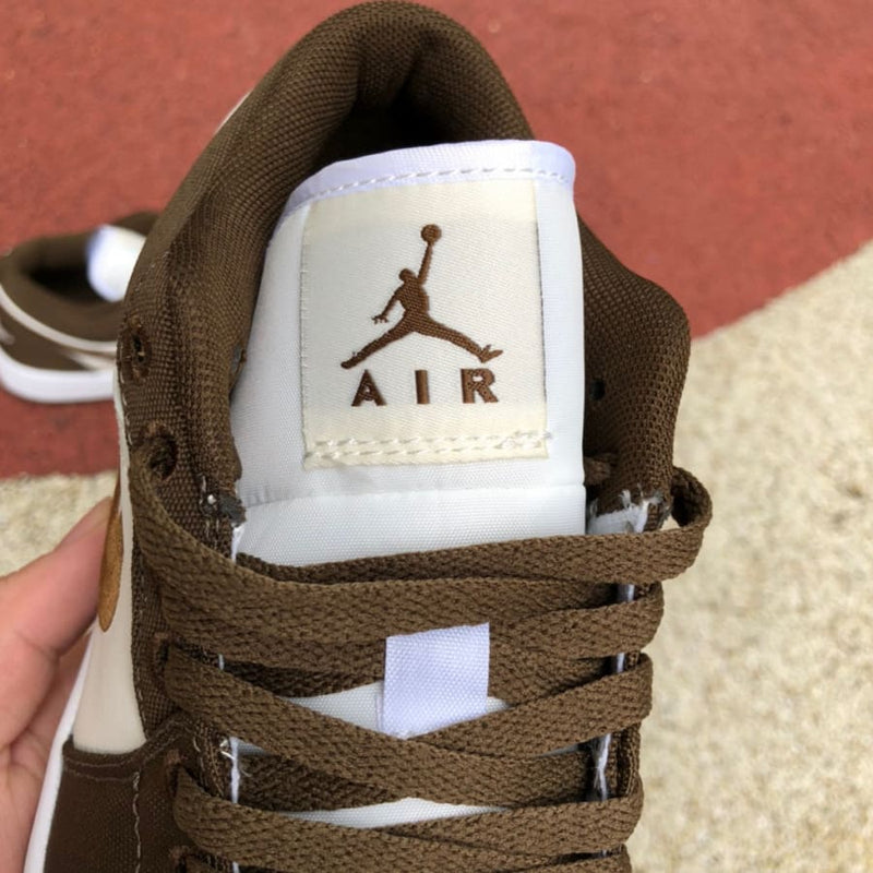 Air Jordan 1 Low Brown Canvas