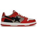 A Bathing Ape Bape SK8 Sta Red Grey
