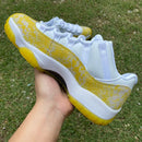 Air Jordan 11 Retro Low Yellow Snakeskin