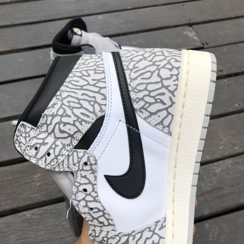 Air Jordan 1 Retro High White Cement