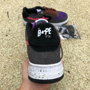 A Bathing Ape Bape Sta Black Grey Pink Suede