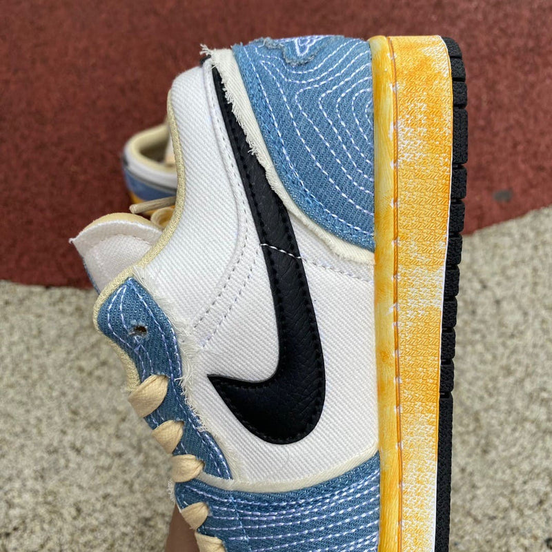 Air Jordan 1 Low SE WRMK Sashiko Denim