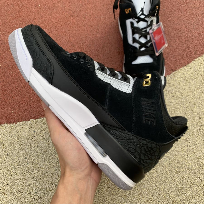 Air Jordan 3 Retro Tinker Black Cement Gold