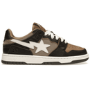 A Bathing Ape Bape SK8 Sta Brown Ivory