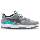 A Bathing Ape Bape SK8 Sta Grey Turquoise