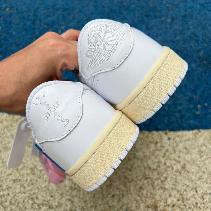 Air Jordan 1 low Travis Scott x Fragment 'White/Blue'